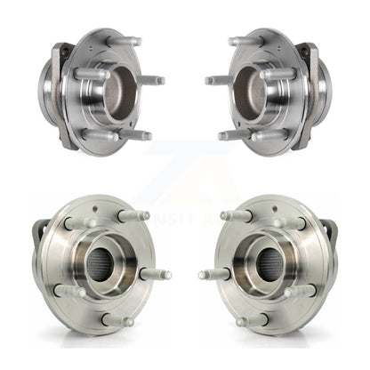 Wheel Bearing & Hub Assembly Front Rear Kit For Cadillac CT4