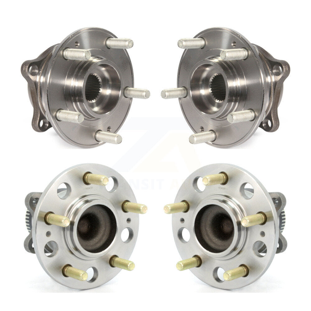 Wheel Bearing & Hub Assembly Front Rear Kit For Hyundai Sonata Kia Cadenza