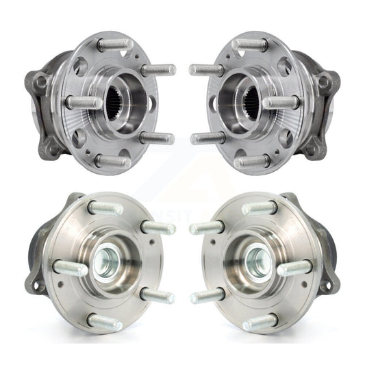 Wheel Bearing & Hub Assembly Front Rear Kit For 2019-2020 Hyundai Santa Fe FWD