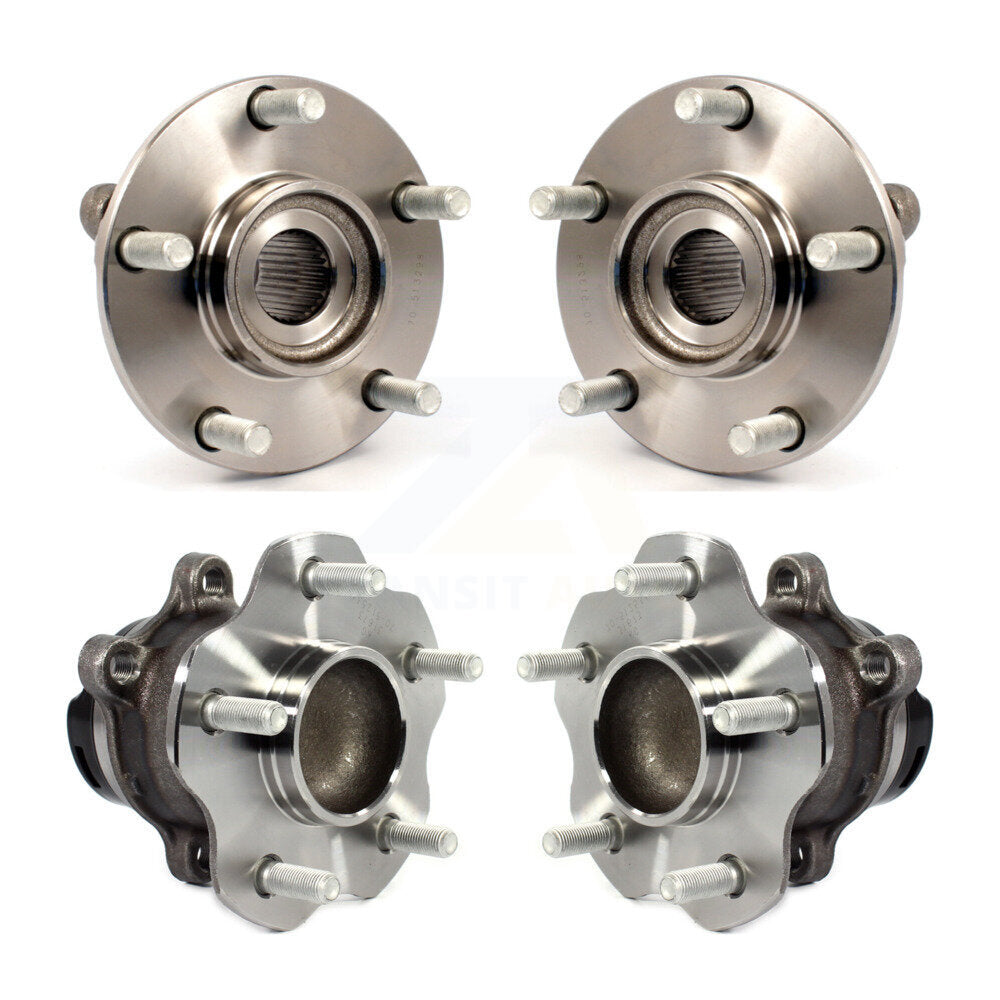 Wheel Bearing & Hub Assembly Front Rear Kit For 2013 Nissan Rogue FWD To 11 12