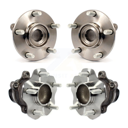 Wheel Bearing & Hub Assembly Front Rear Kit For 2013 Nissan Rogue FWD To 11 12