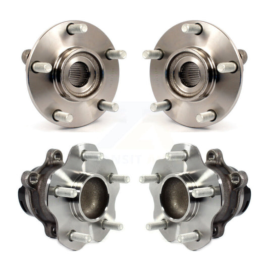 Wheel Bearing & Hub Assembly Front Rear Kit For 2013 Nissan Rogue FWD To 11 12