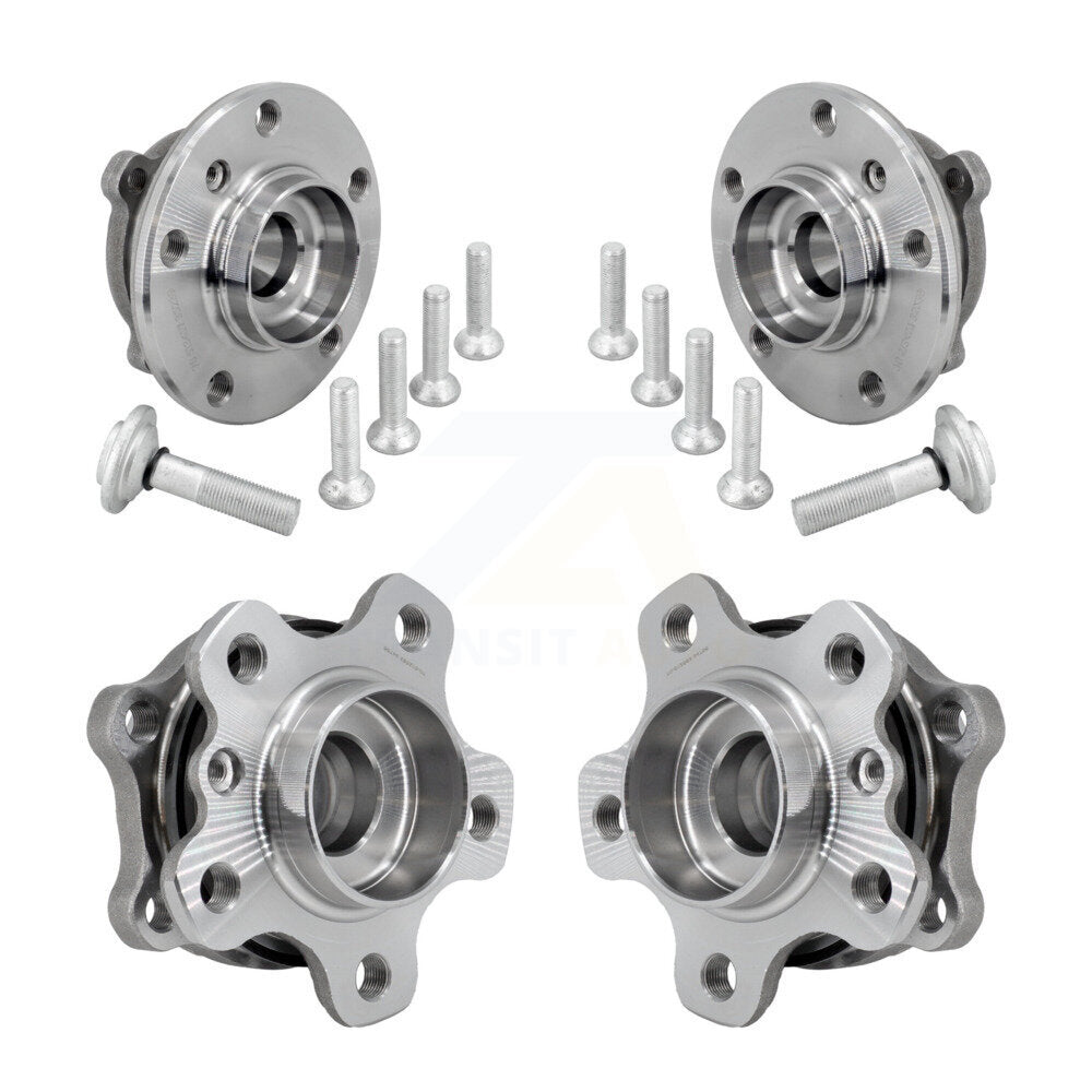 Wheel Bearing & Hub Assembly Front Rear Kit For 2019 BMW 330i xDrive Wagon