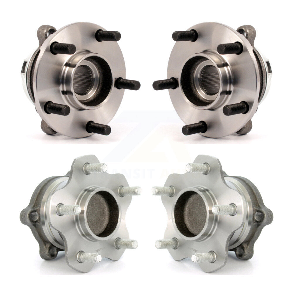 Wheel Bearing & Hub Assembly Front Rear Kit For Nissan Murano Quest