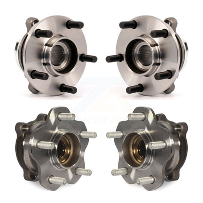 Wheel Bearing & Hub Assembly Front Rear Kit For 2009-2014 Nissan Murano AWD