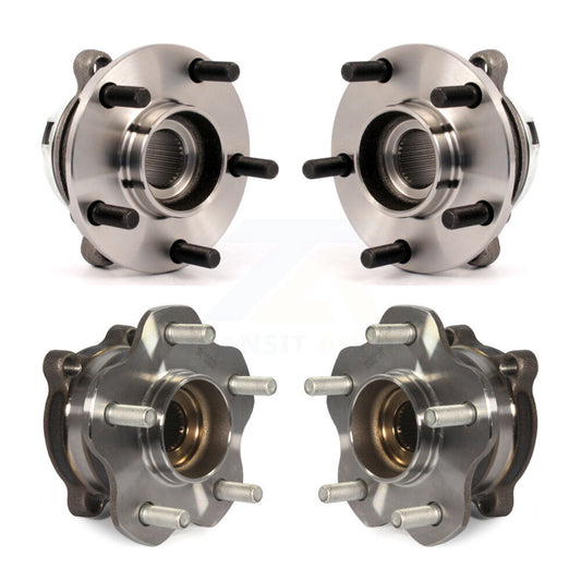 Wheel Bearing & Hub Assembly Front Rear Kit For 2009-2014 Nissan Murano AWD