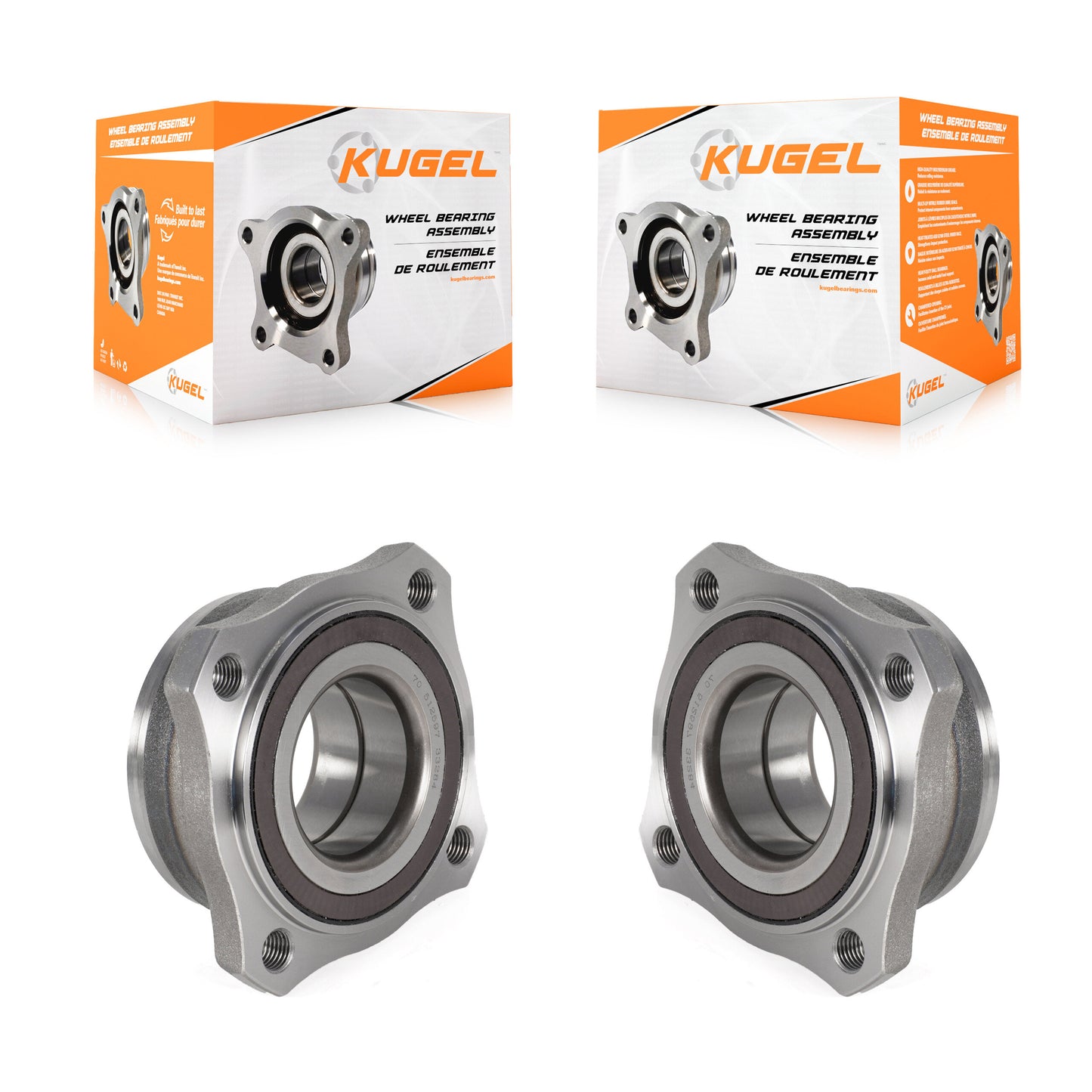 Wheel Bearing Assembly Rear Pair For BMW X3 X4
