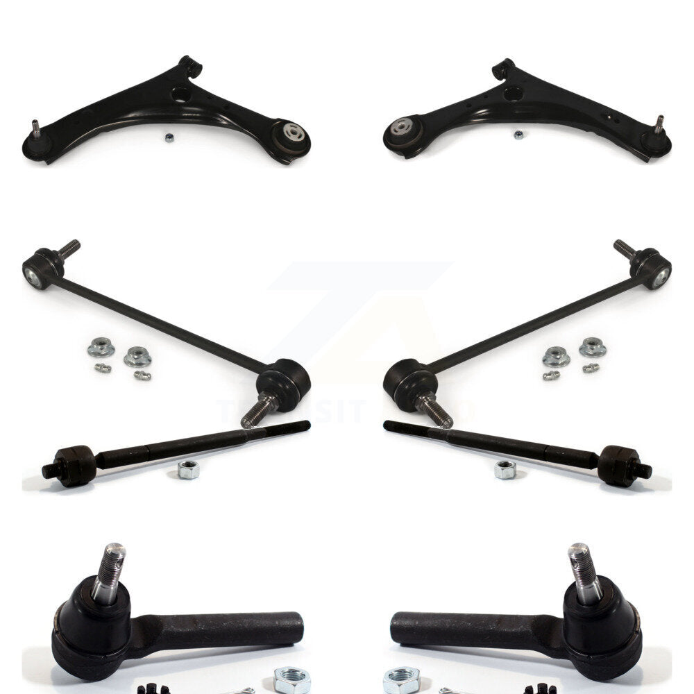 Suspension Arm Ball Joint Tie Rod End Link Front Kit (8Pc) For Dodge Grand Town
