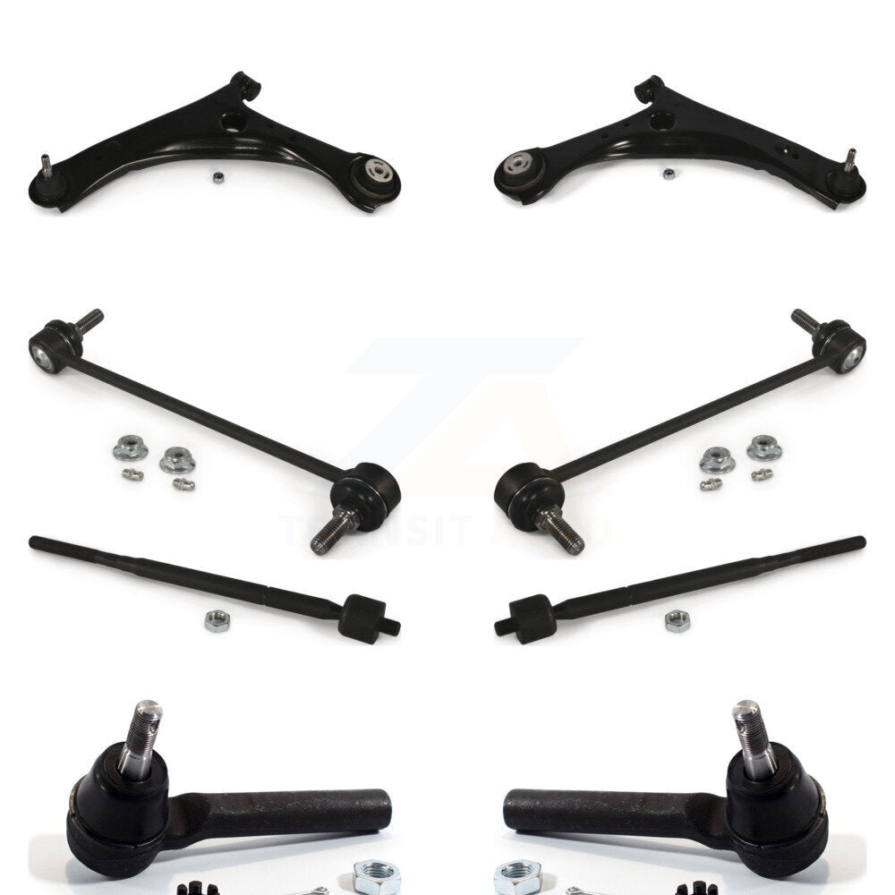 Suspension Arm Ball Joint Tie Rod End Link Front Kit (8Pc) For Dodge Grand Town