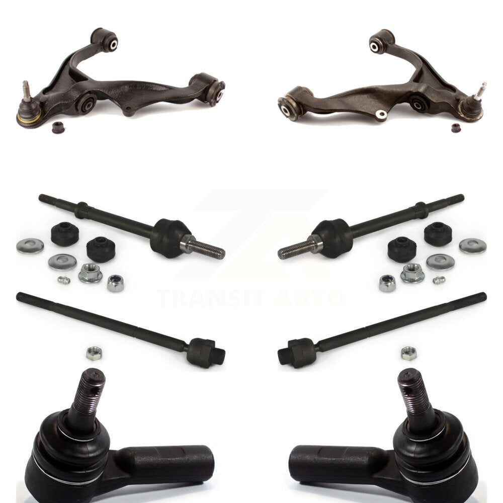 Suspension Control Arm Ball Joint Tie Rod End Link Front Kit (8Pc) For Dodge Ram
