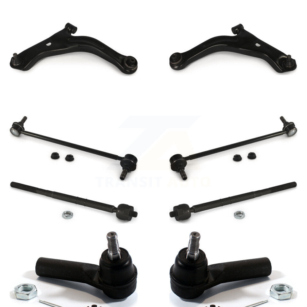 Suspension Arm Ball Joint Tie Rod End Link Front Kit (8Pc) For Ford Escape Mazda
