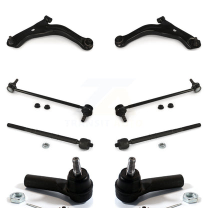 Suspension Arm Ball Joint Tie Rod End Link Front Kit (8Pc) For Ford Escape Mazda