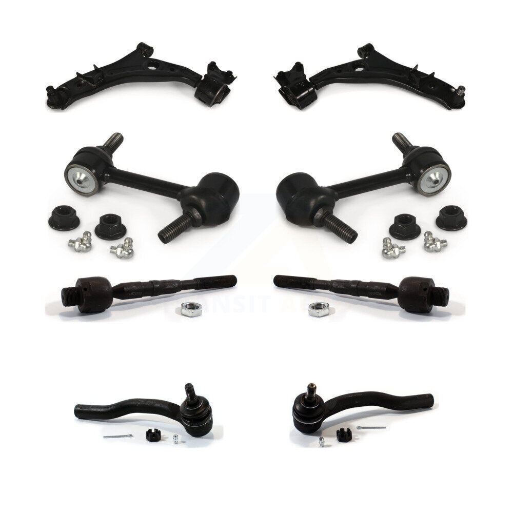 Suspension Arm Ball Joint Tie Rod End Link Front Kit (8Pc) For Ford Edge Lincoln