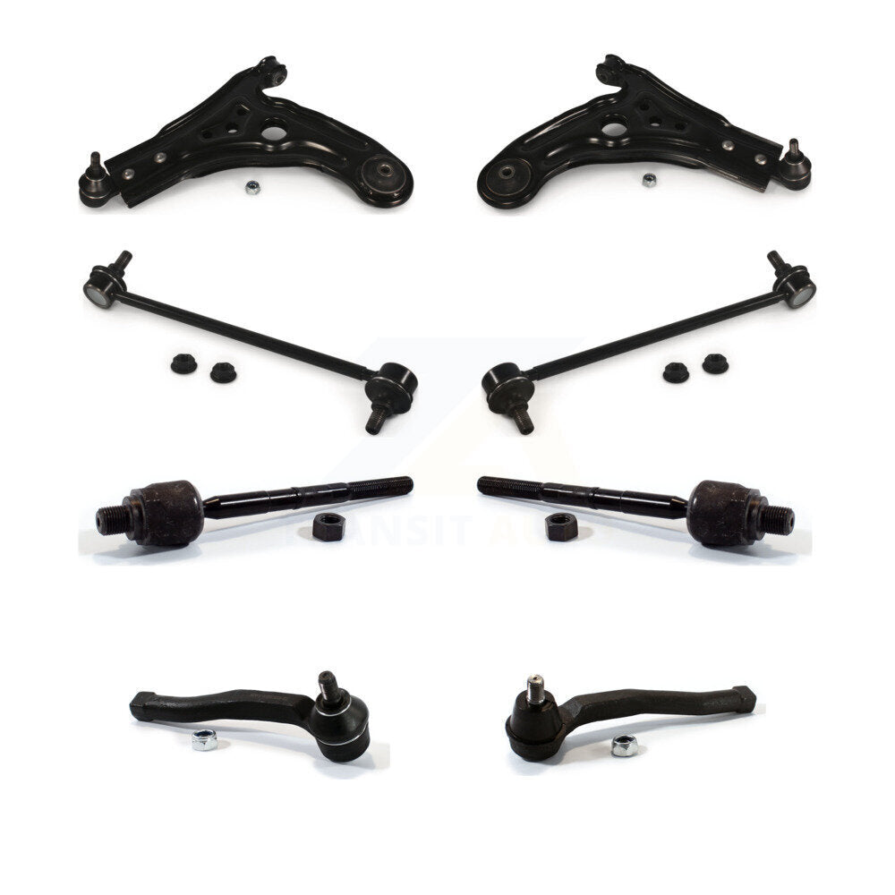 Suspension Control Arm Ball Joint Tie Rod End Link Front Kit (8Pc) For Chevrolet