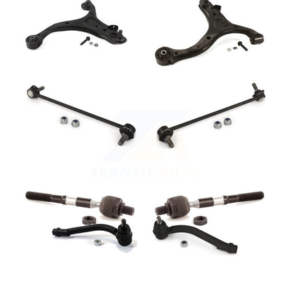 Suspension Arm Ball Joint Tie Rod End Link Front Kit (8Pc) For Hyundai Santa Fe