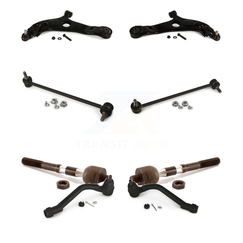 Suspension Control Arm And Ball Joint Tie Rod End Link Front Kit For Kia Optima