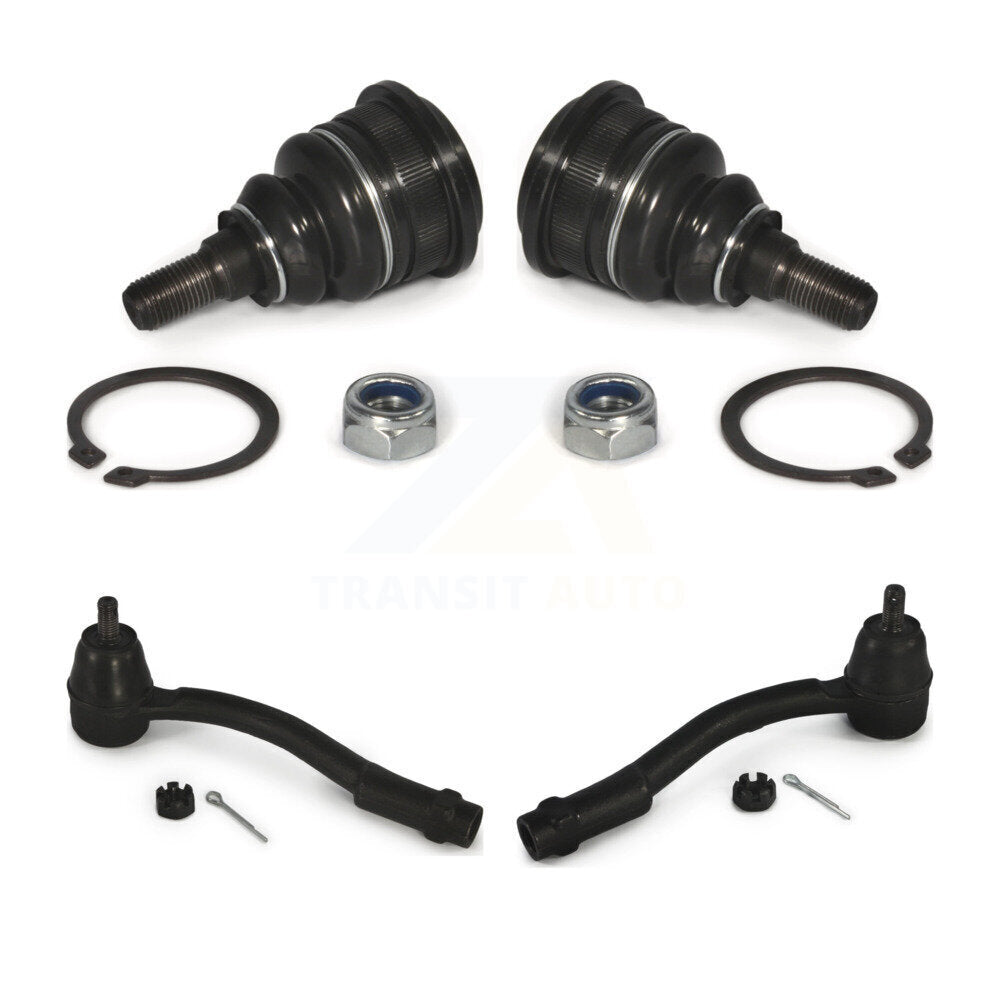 Suspension Ball Joint & Tie Rod End Front Kit For 2006 Hyundai Accent Hatchback