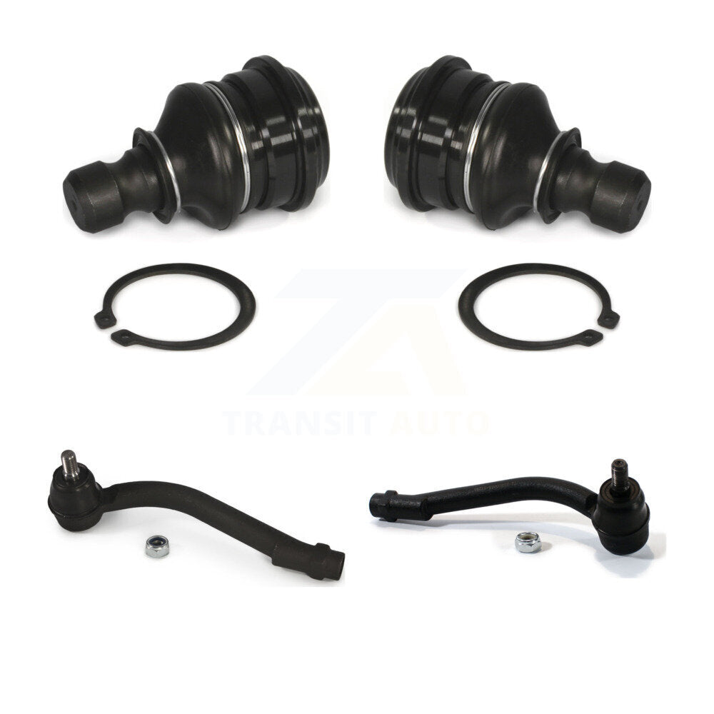 Suspension Ball Joint And Tie Rod End Front Kit For Hyundai Santa Fe Kia Sorento