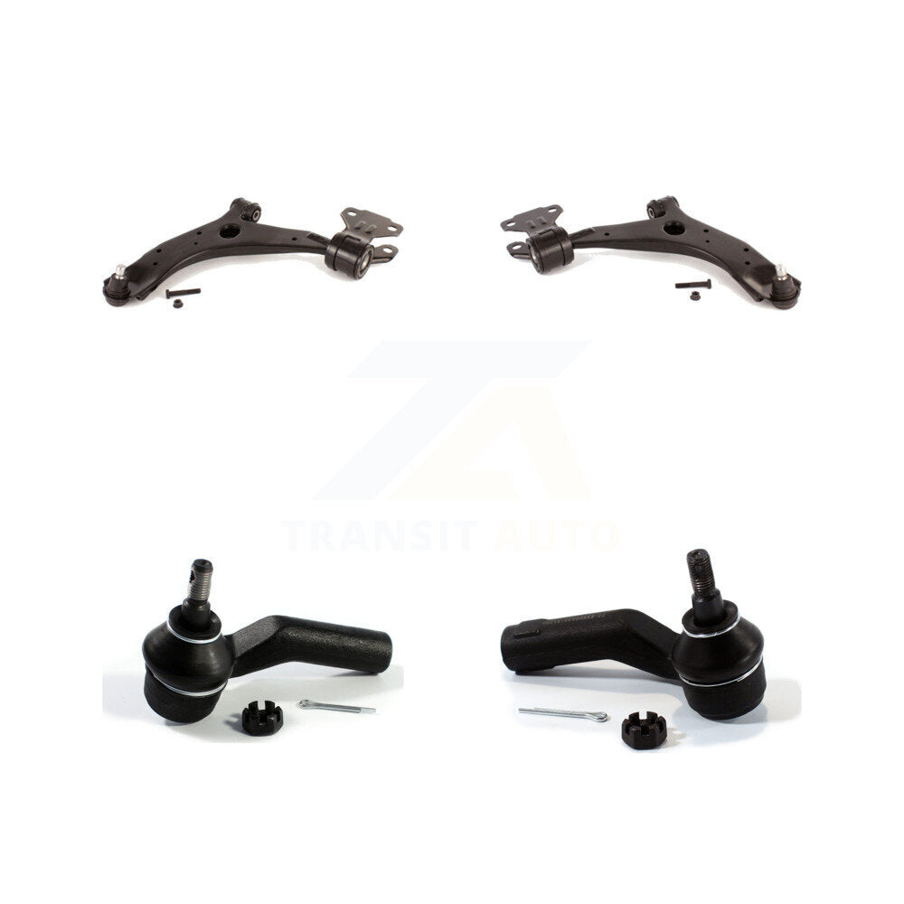 Suspension Control Arm And Tie Rod End Front Kit For 2010-2013 Mazda 3 Sport