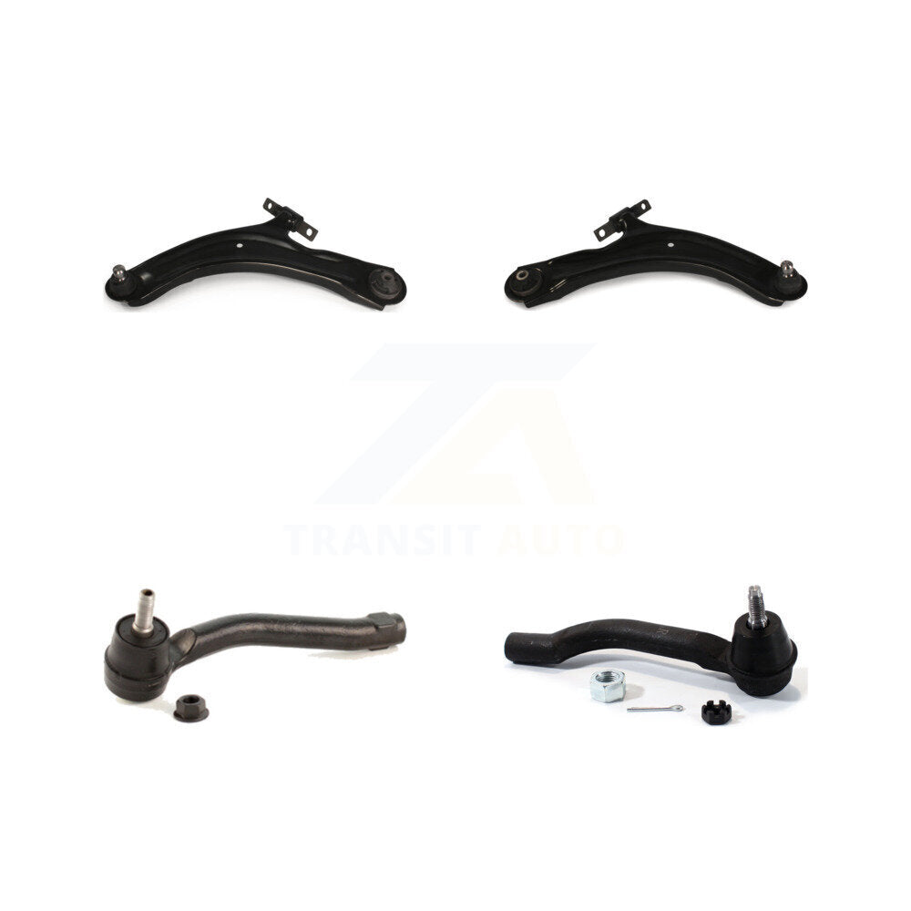 Suspension Control Arm And Tie Rod End Front Kit For Nissan Rogue Select