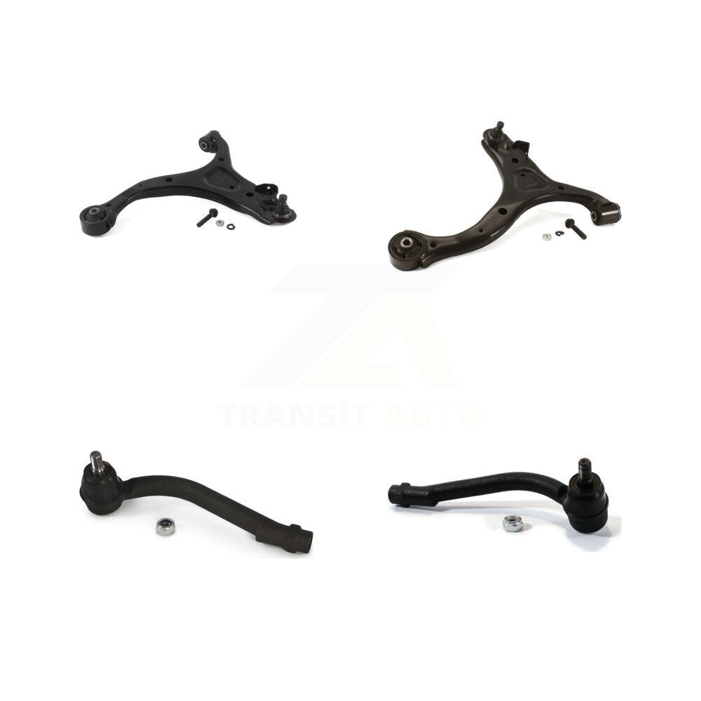Suspension Control Arm & Tie Rod End Front Kit For Hyundai Santa Fe Kia Sorento