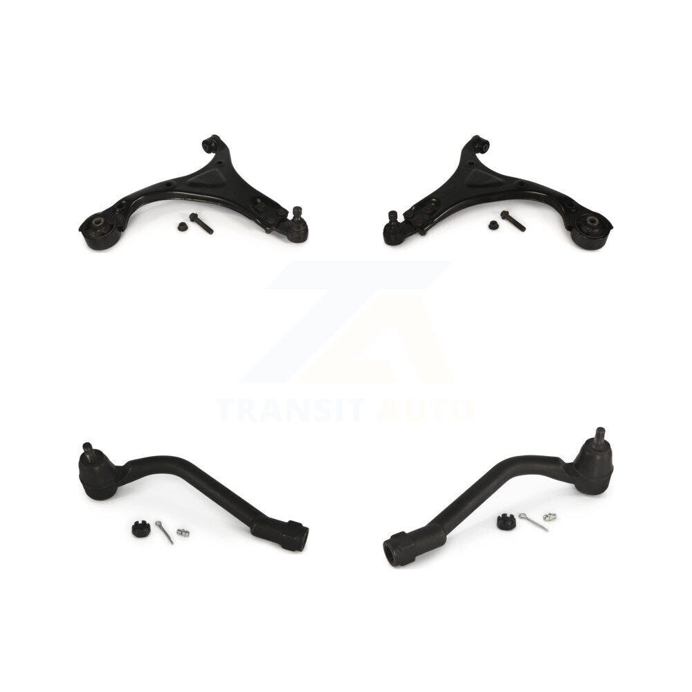 Control Arm & Tie Rod End Front Kit For Hyundai Sonata Without Sport Suspension