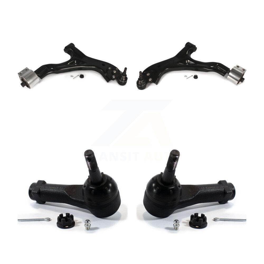 Control Arm & Tie Rod End Front Kit For Chevrolet Equinox Pontiac Torrent Saturn