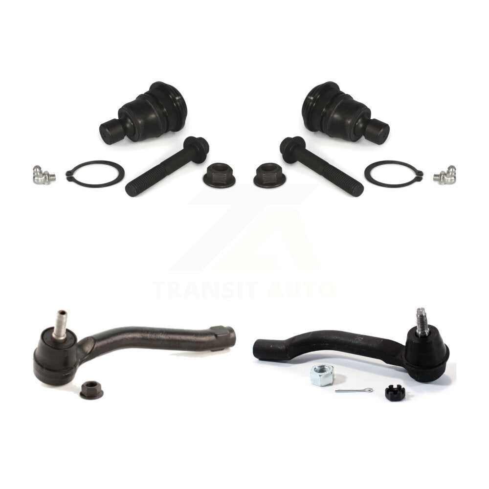 Suspension Ball Joint And Tie Rod End Front Kit For Nissan Rogue Select