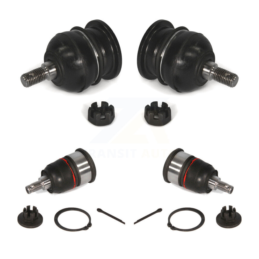 Lower & Upper Suspension Ball Joints Front Kit For 2004-2008 Acura TL
