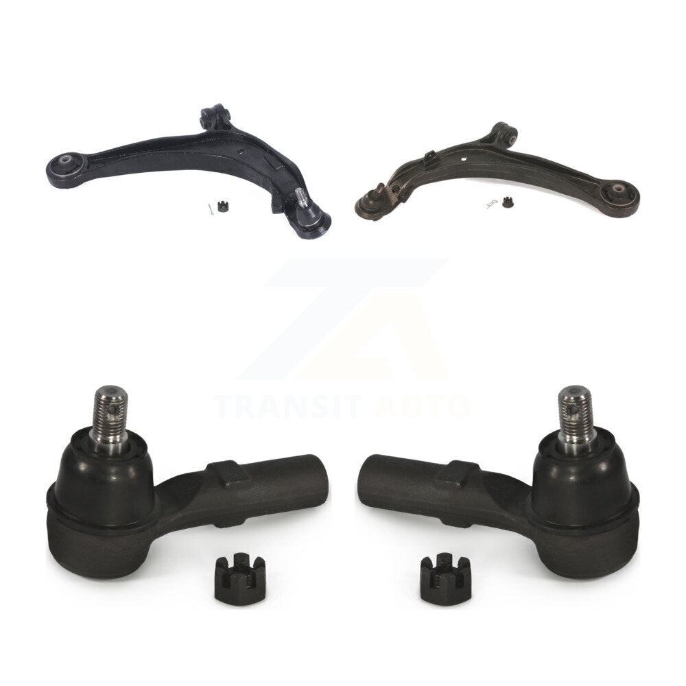 Suspension Control Arm And Tie Rod End Front Kit For 2011-2017 Honda Odyssey