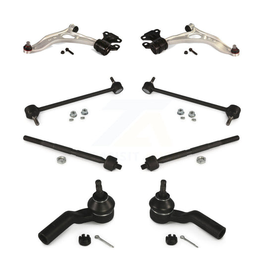 Suspension Control Arm And Ball Joint Tie Rod End Link Front Kit (8Pc) For Ford
