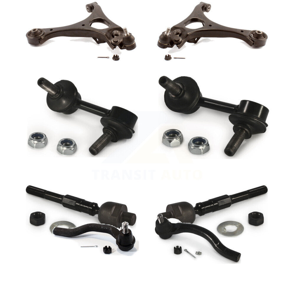 Suspension Control Arm And Ball Joint Tie Rod End Link Front Kit For Honda Civic
