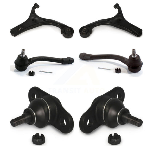 Control Arm Tie Rod End & Ball Joint Front Kit (6Pc) For 2006-2011 Kia Rio Rio5