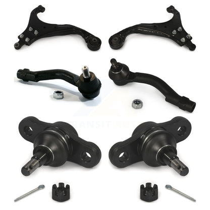 Control Arm With Tie Rod End & Ball Joint Front Kit (6Pc) For Hyundai Tucson Kia