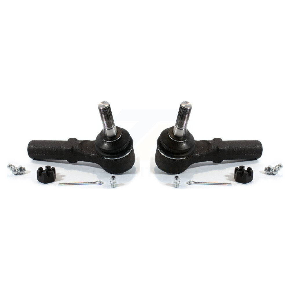 Tie Rod End Front Outer Pair For GMC Chevrolet Sierra 2500 HD Silverado Savana
