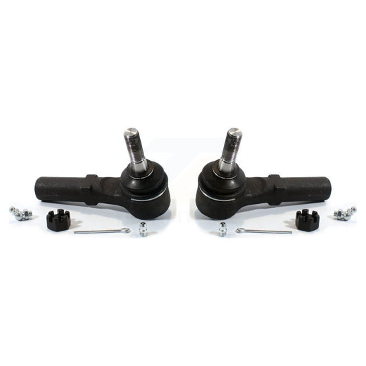 Tie Rod End Front Outer Pair For GMC Chevrolet Sierra 2500 HD Silverado Savana