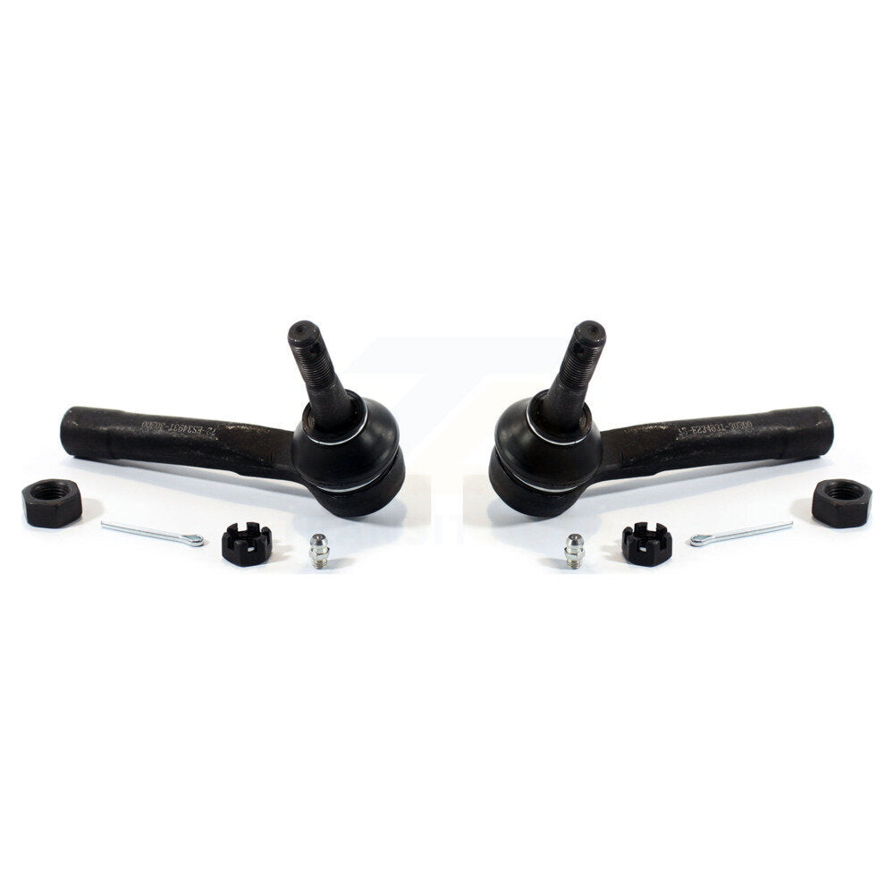 Tie Rod End Front Outer Pair For Chevrolet GMC Silverado 1500 Sierra Avalanche