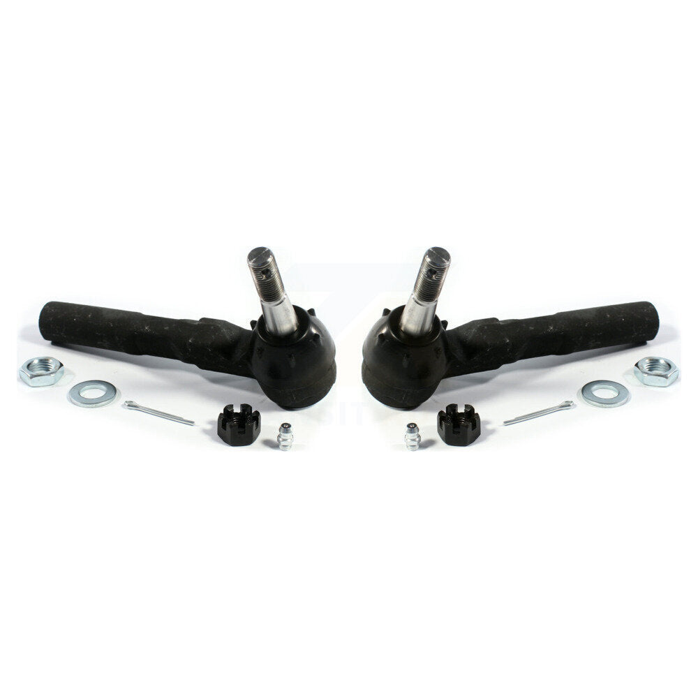 Tie Rod End Front Outer Pair For Chevrolet Silverado 1500 GMC Sierra Pontiac Am