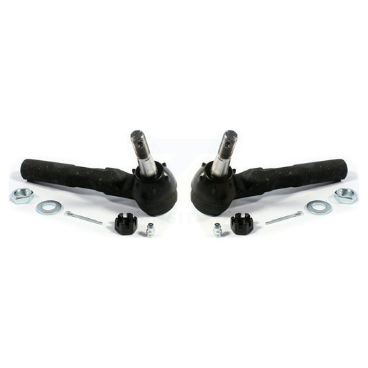 Tie Rod End Front Outer Pair For Chevrolet Silverado 1500 GMC Sierra Pontiac Am