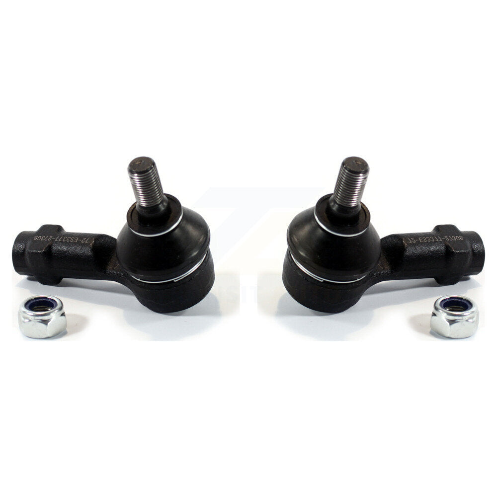Tie Rod End Front Outer Pair For Hyundai Elantra Kia Spectra Accent Tiburon