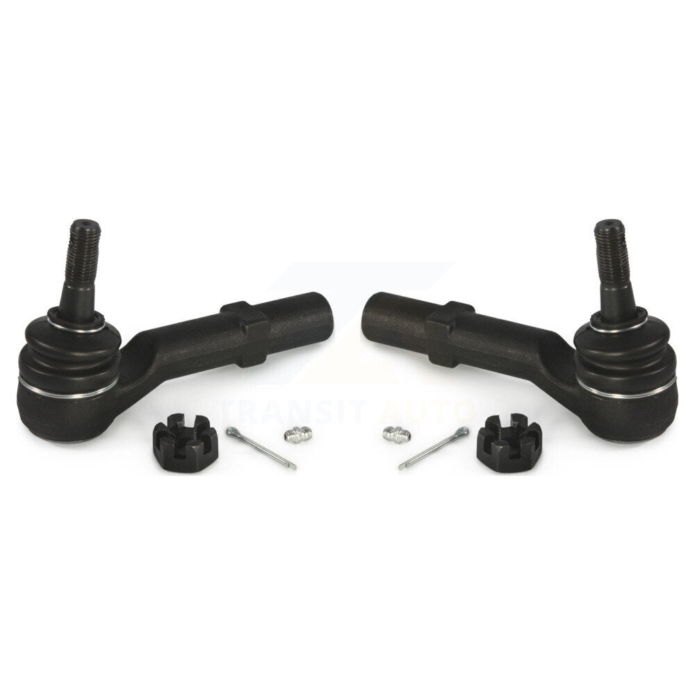 Tie Rod End Front Outer Pair For Chevrolet GMC Sierra 1500 Silverado Avalanche