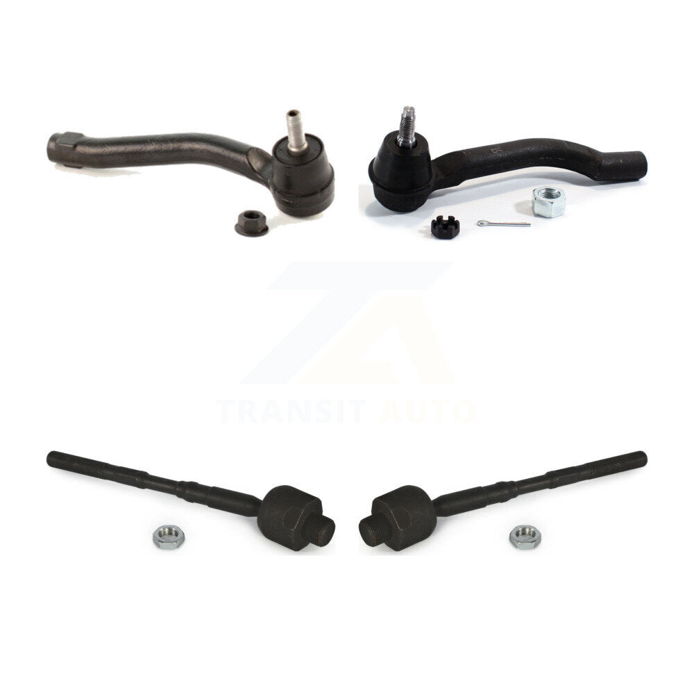 Outer & Inner Steering Tie Rod End Front Kit For Nissan Rogue Select