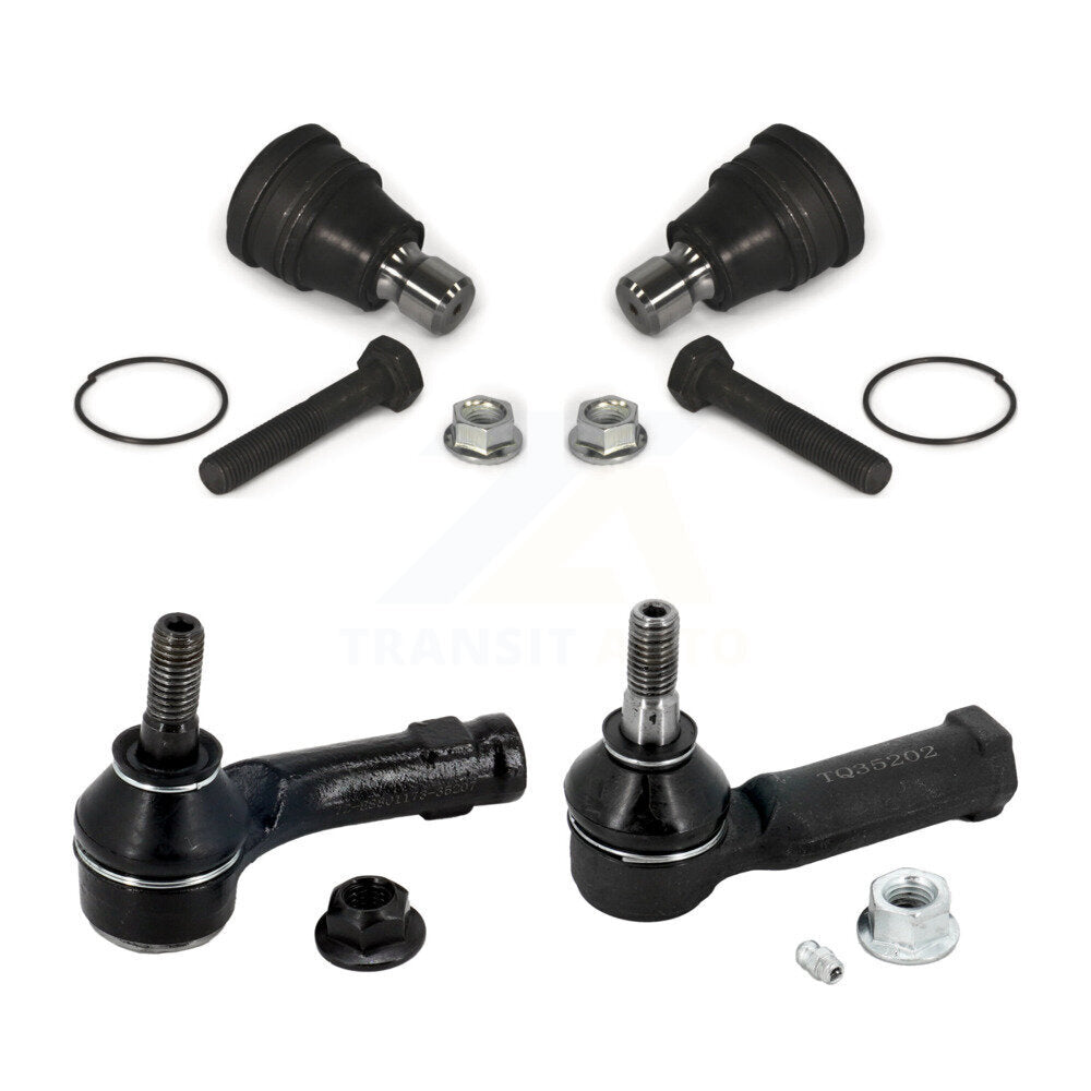 Suspension Ball Joint And Tie Rod End Front Kit For 2011-2019 Ford Fiesta