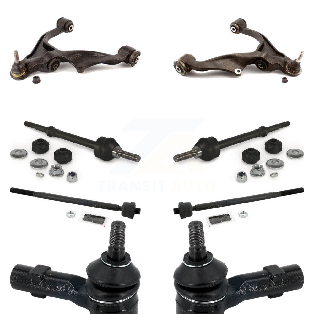 Suspension Control Arm Ball Joint Tie Rod End Link Front Kit (8Pc) For Ram 1500