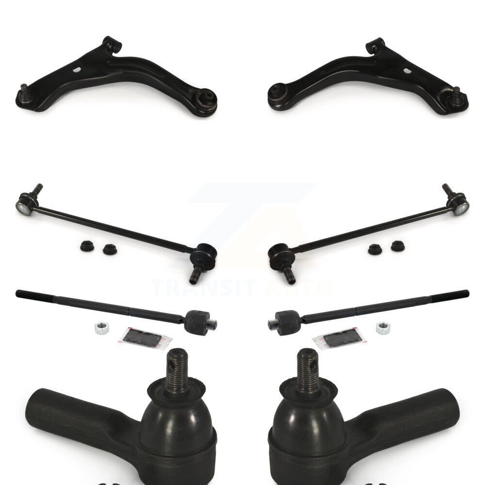 Suspension Control Arm And Ball Joint Tie Rod End Link Front Kit (8Pc) For Ford