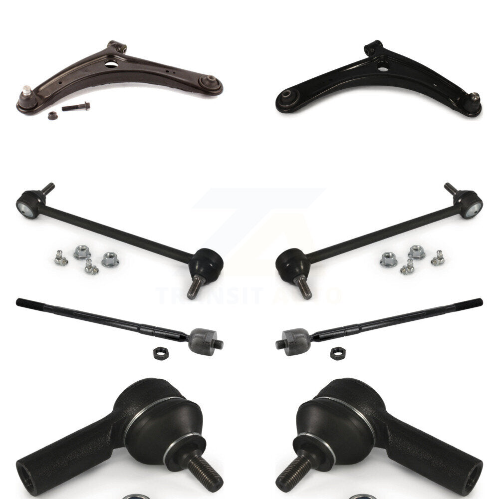Suspension Control Arm & Ball Joint Tie Rod End Link Front Kit (8Pc) For Lancer