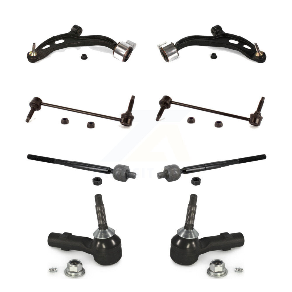 Suspension Control Arm And Ball Joint Tie Rod End Link Front Kit For Lincoln MKT