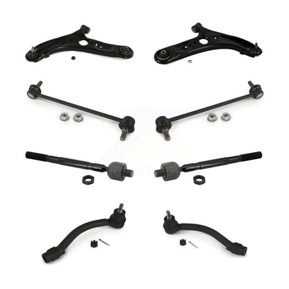 Suspension Control Arm & Ball Joint Tie Rod End Link Front Kit (8Pc) For Hyundai