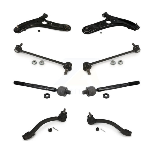 Suspension Control Arm & Ball Joint Tie Rod End Link Front Kit (8Pc) For Hyundai