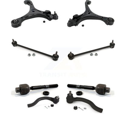 Suspension Control Arm Ball Joint Tie Rod End Link Front Kit (8Pc) For Honda ILX